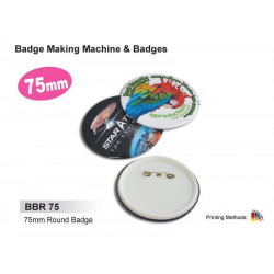 BBR 75 (75mm Round Badge) Button Badge Making